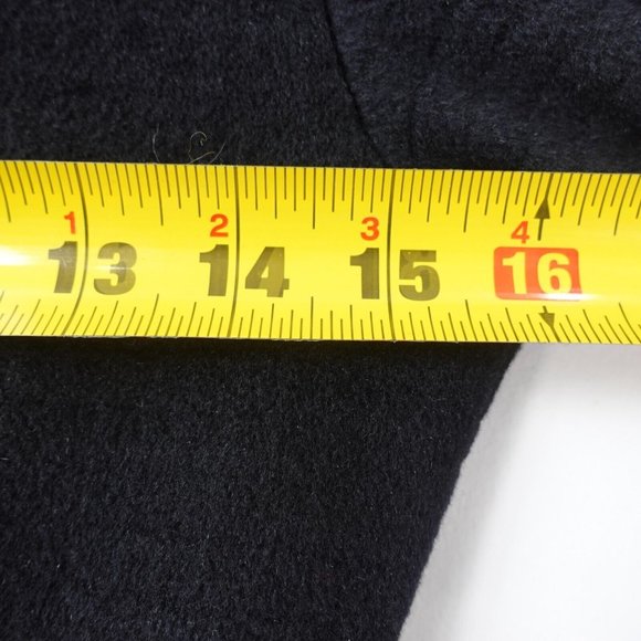 Black Dress Mini Long Sleeve Size XS Short Wool Nostalgia Chic MARGOT CLEMENCE - Picture 3 of 10